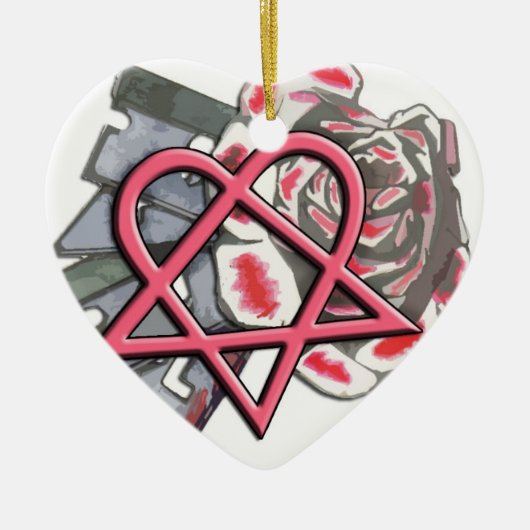 Dit is een Razor Blade Romance Ornament (Voorkant)