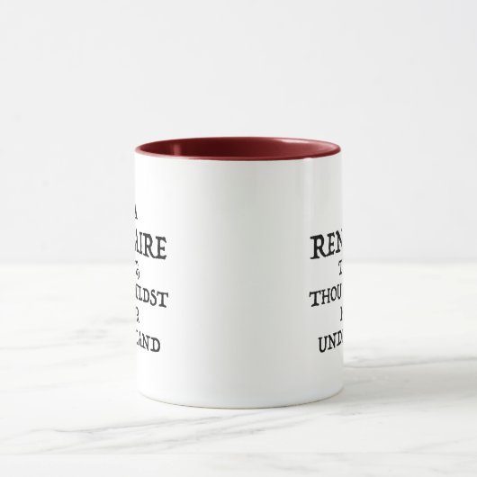 'Dit is een Ren Faire Thing Funny Renaissance Fest Mok (Midden)