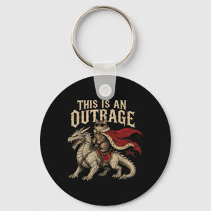Dit Is Een Schandalige Grappige Prinses Kat Do Gou Sleutelhanger