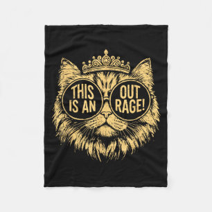 Dit Is Een Schandalige Grappige Prinses Kat Donut Fleece Deken