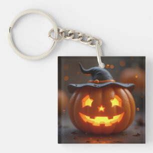 Dit is een schattig en uniek ontwerp met een heks sleutelhanger