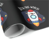 Dit is een schimmelwerende wereldmarkt cadeaupapier (Rol Hoek)