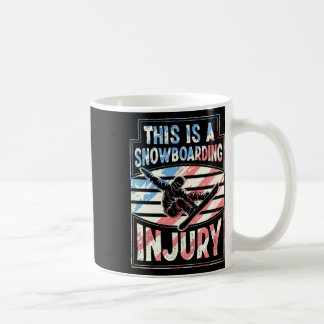 Dit is een snowboardblessure koffiemok