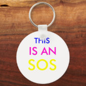 DIT IS EEN, SOS SLEUTELHANGER (Voorkant)