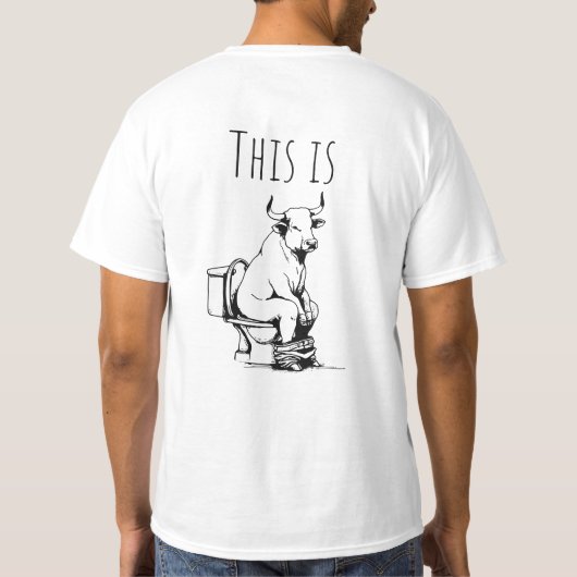 Dit Is Een Stier T-shirt (Achterkant)