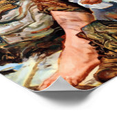 Dit is een strakke voet - houd de Feet droog en sc Poster (Hoek)