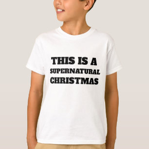 Dit is een supernatuurkerst t-shirt