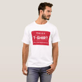 Dit is een T-shirt tot nader order. (Voorkant volledig)