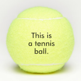 Dit is een Tennis Ball - verklaar de Duidelijke Hu Tennisballen