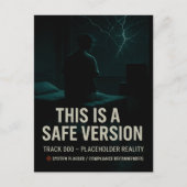 Dit is een veilige versie - Track 000 Placeholder Briefkaart (Voorkant)