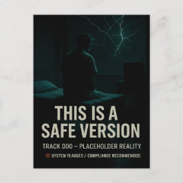 Dit is een veilige versie - Track 000 Placeholder Briefkaart
