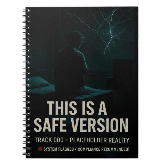 Dit is een veilige versie - Track 000 Placeholder Notitieboek (Voorkant)