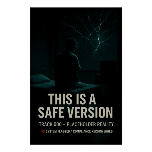 Dit is een veilige versie - Track 000 Placeholder Perfect Poster (Voorkant)