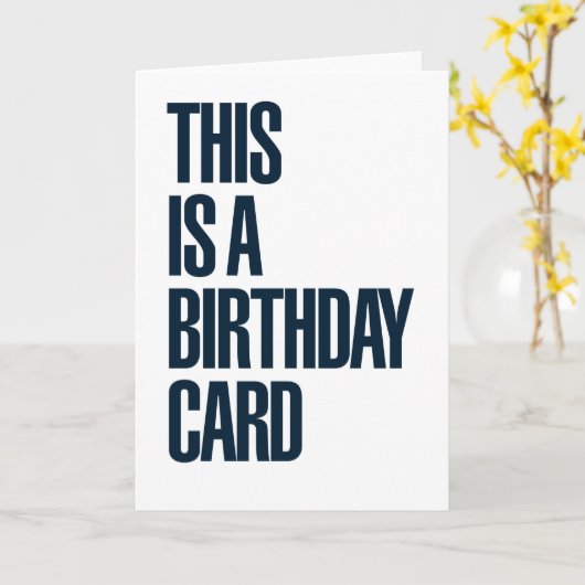 DIT IS EEN VERJAARDAG KAART (Gele Bloem)