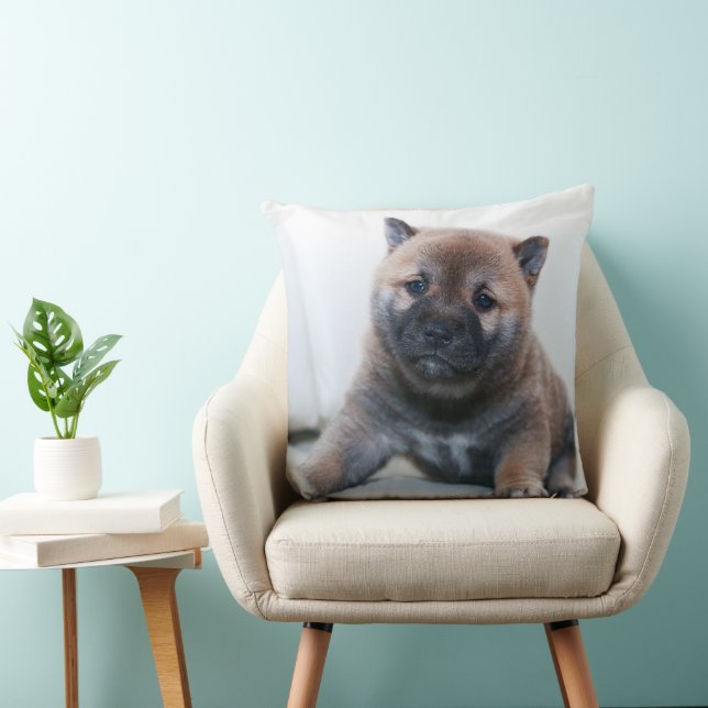 Dit is een waardevolle Akita puppy, Pillow Kussen (Stoel)