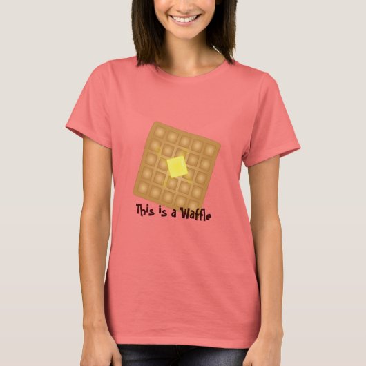 Dit is een Waffle T-shirt (Voorkant)