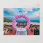 dit is een welkom briefkaart (Voorkant)