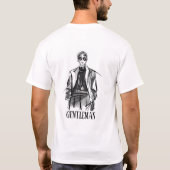 dit is een witte shirt voor mannen (Achterkant)