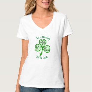 Dit is een zegen om de Ierse St.Patricks Day T-Shi T-shirt