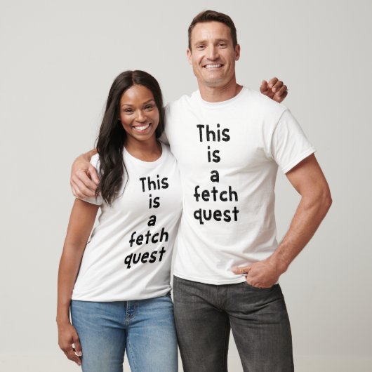 Dit is een zoektocht t-shirt (Unisex)