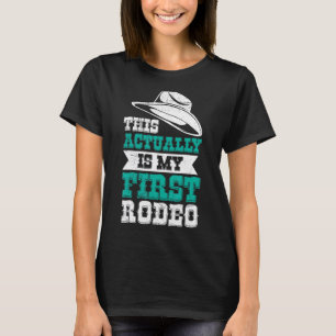 Dit is eigenlijk mijn eerste rodeo bull die voor m t-shirt