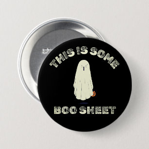 Dit is Enige Boe Blad – Grappige Halloween Geest Ronde Button 7,6 Cm