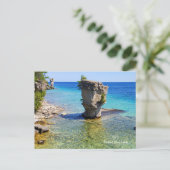 Dit is Flowerpot Island, Canada Briefkaart (Staand voorkant)