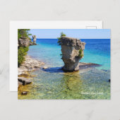 Dit is Flowerpot Island, Canada Briefkaart (Voorkant / Achterkant)