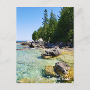 Dit is Flowerpot Island - Ontario, Canada Briefkaart