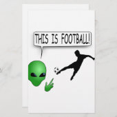 Dit is Football Briefpapier (Voorkant / Achterkant)