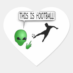 Dit is Football Hart Sticker