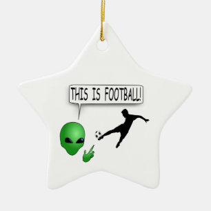 Dit is Football Keramisch Ornament