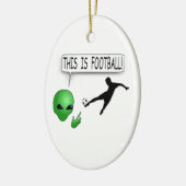 Dit is Football Keramisch Ornament (Links)