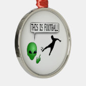 Dit is Football Metalen Ornament (Rechts)