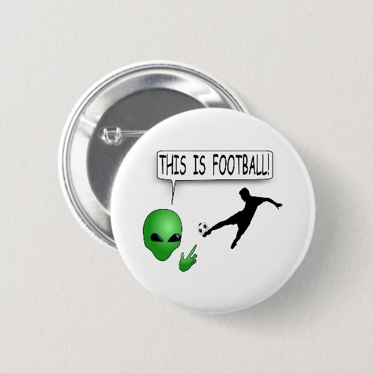 Dit is Football Ronde Button 5,7 Cm (Voorkant /achterkant)