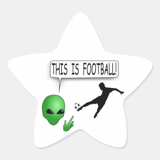 Dit is Football Ster Sticker (Voorkant)