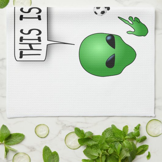 Dit is Football Theedoek (Gevouwen)