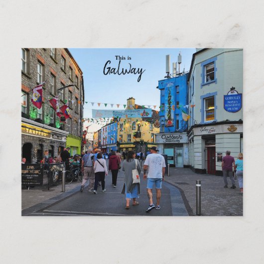 Dit is Galway-Ierland Briefkaart (Voorkant)