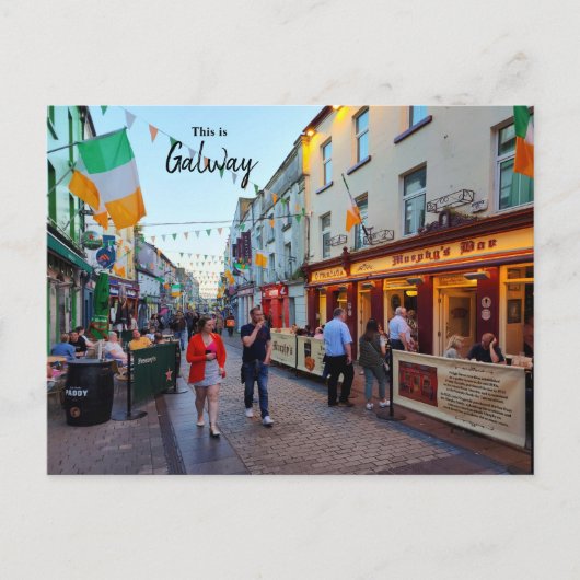 Dit is Galway-Ierland Briefkaart (Voorkant)