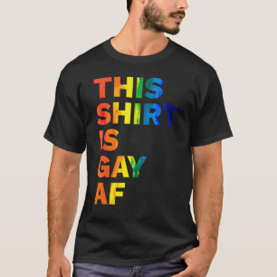 Dit is Gay Af Gay Pride Parade Rainbow Lgbt T-shirt