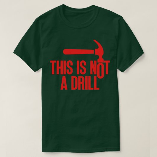 Dit is geen boor 1 t-shirt (Design voorkant)
