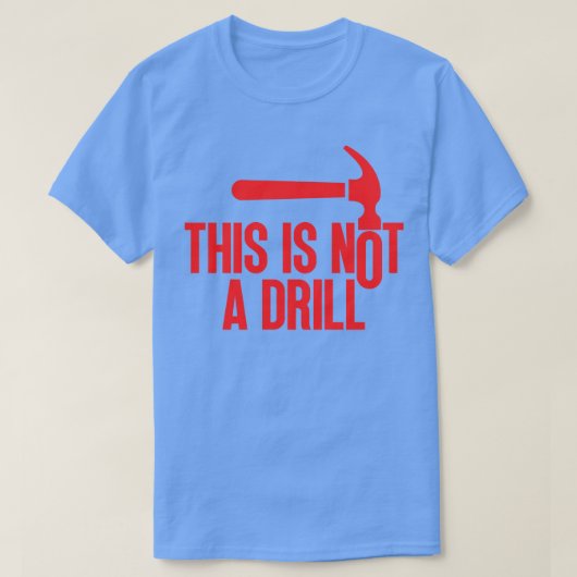 Dit is geen boor 1 t-shirt (Design voorkant)