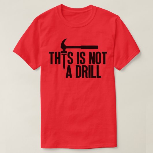 Dit is geen boor 5 t-shirt (Design voorkant)