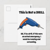 Dit is geen boor briefkaart (Voorkant / Achterkant)