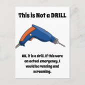 Dit is geen boor briefkaart (Voorkant)