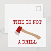 Dit is geen boor briefkaart (Voorkant / Achterkant)