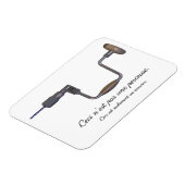 Dit is geen boor / Dit is slechts een boor Magneet (Linkerzijde)