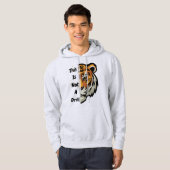 "Dit is geen boor: gewaagd en grappig T-shirt" Hoodie (Voorkant volledig)