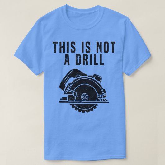 Dit is geen boor grappige constructie pent t-shirt (Design voorkant)
