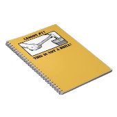 Dit is geen boor - hand, hamer, nagel notitieboek (Rechterzijde)